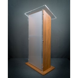 Premium Walnut Wooden Lectern
