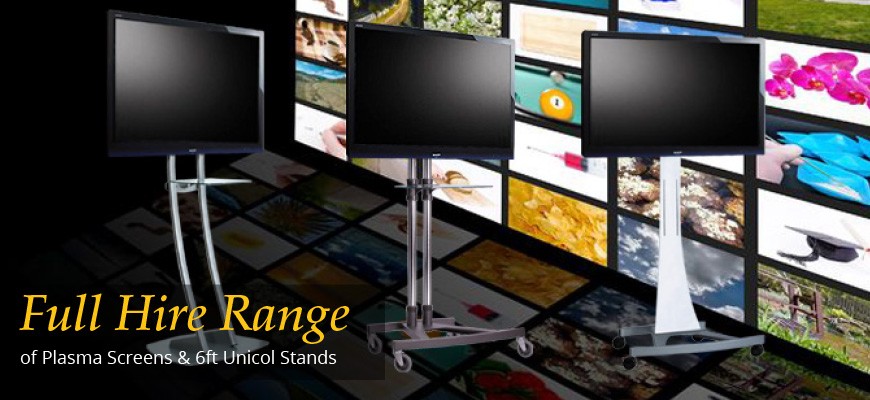 Audio Hire, Plasma TV Hire, Lecterns, London, Kent, UK